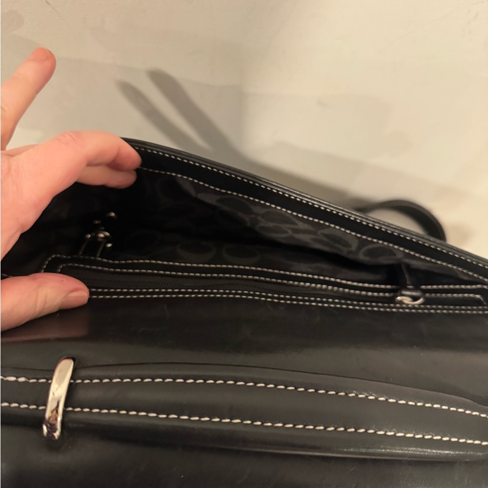 Coach Morgan Messenger Bag Brief Case - Picture 13 of 16